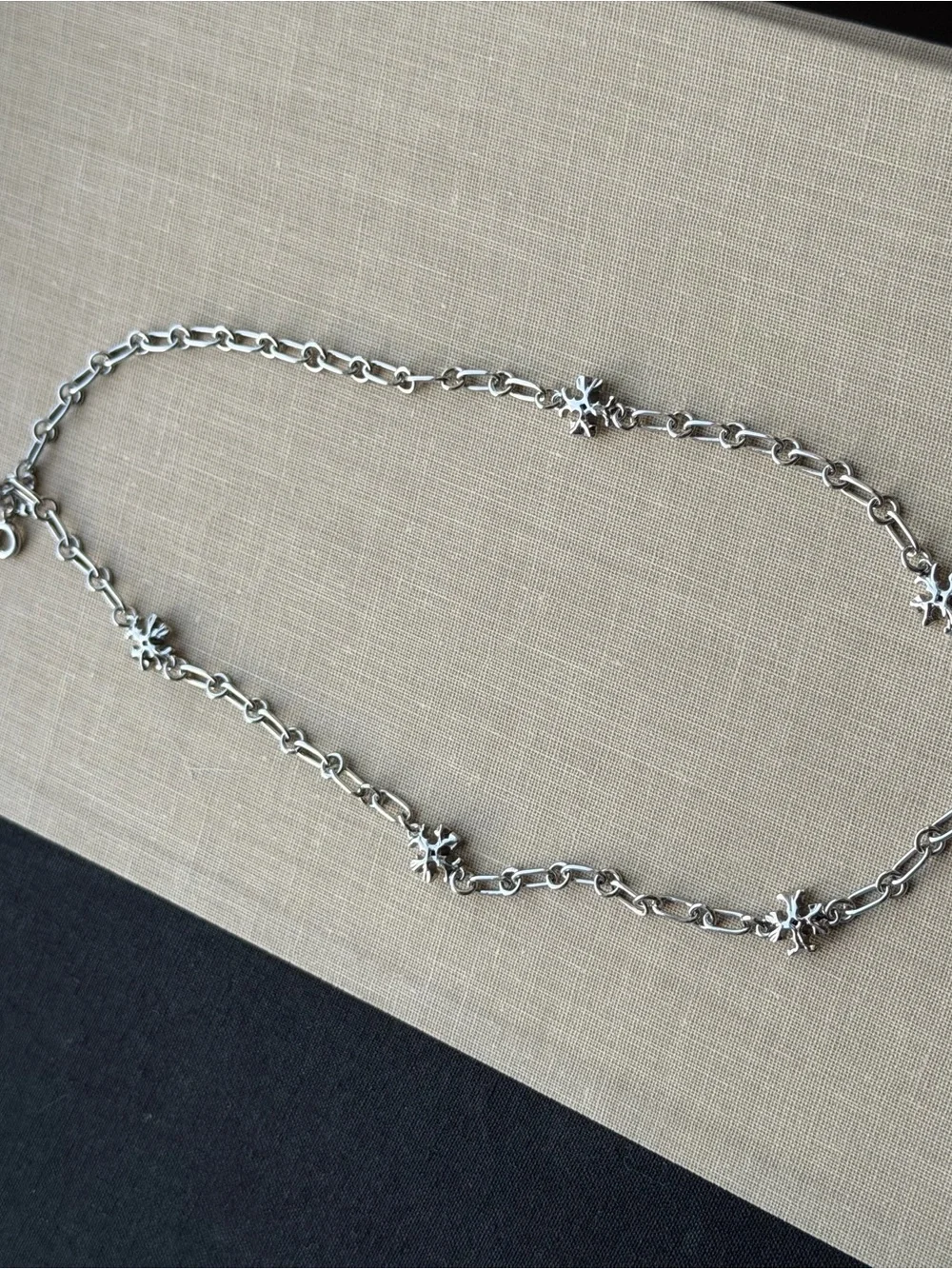 Tory Burch Silver Link Necklace